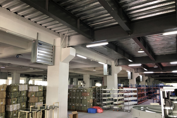 厂房车间大面积面积快速降温使用什么设备？