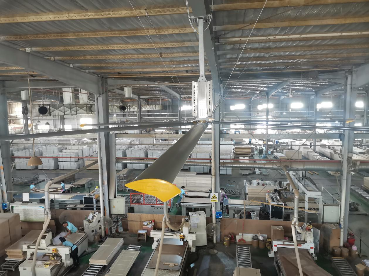 美硕风大型工业大吊扇合适安装在哪些场所？