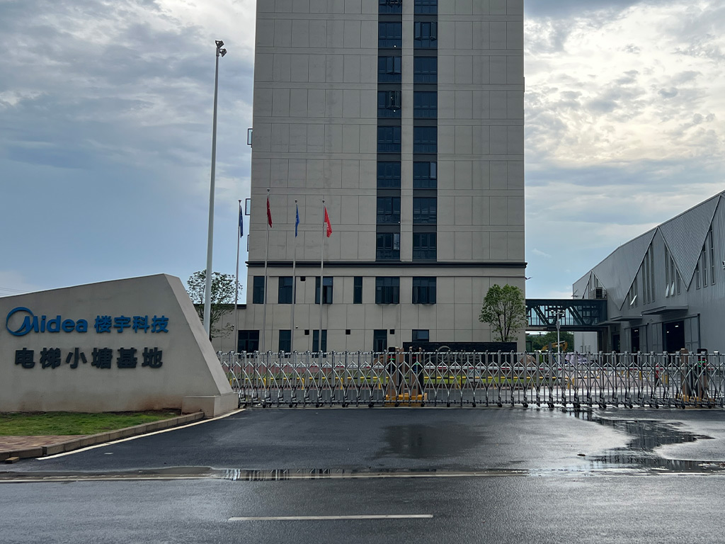 佛山某电梯制造装配车间环境空间通风降温项目